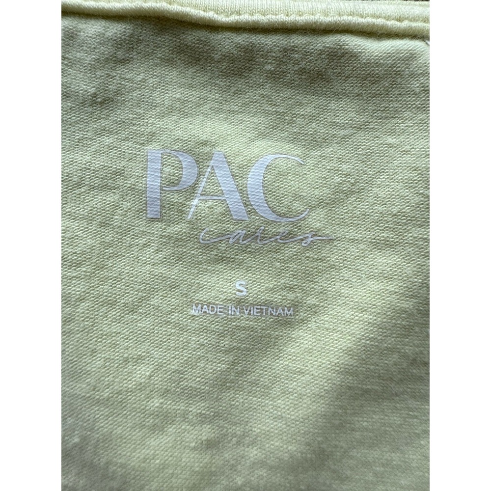 PacSun Yellow Baby Tee Keyhole‎ Crop Top Women's Small Y2K Coquette Fitted - Picture 3 of 5